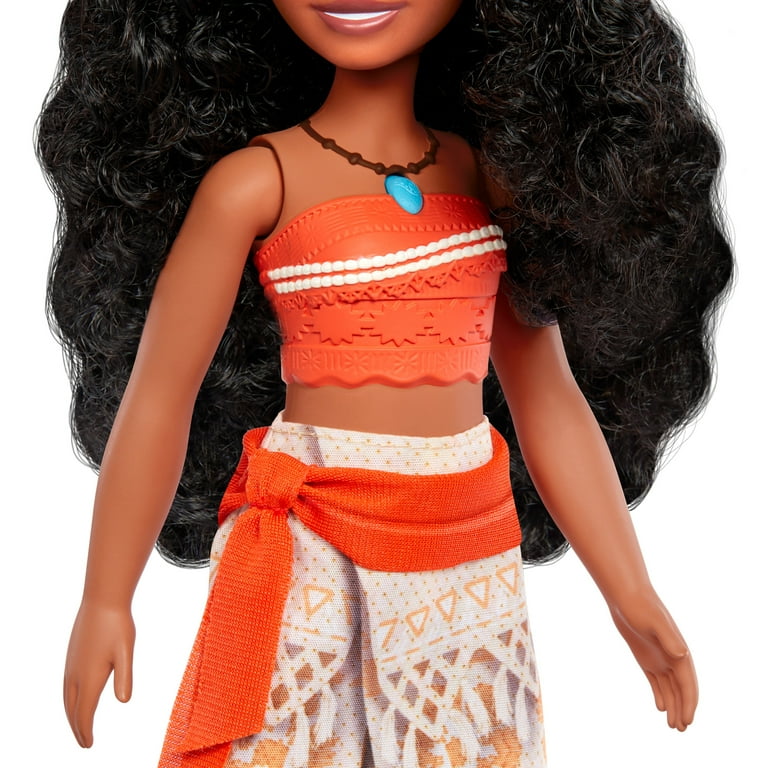 Disney Singing Moana Doll in Signature Outfit Sings How Far I ll Go Walmart