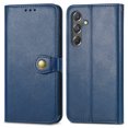 thumbnail image 5 of for Samsung Galaxy A35 Phone Case Wallet Card Holder, Premium PU Leather Stand Flip Wrist Strap Magnetic Closure Shockproof Protective Wallet Case Cover for Samsung Galaxy A35, Blue, 5 of 5