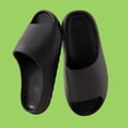 thumbnail image 6 of Hinvhai Cloud Slides for Men and Women, Quick Drying Slippers Shoe Open Toe Thick Soft Platform Slide Sandals Daily Shower Sandals Non-Slip Bathroom Slippers Summer for Indoor Black 4.5-6(38), 6 of 8