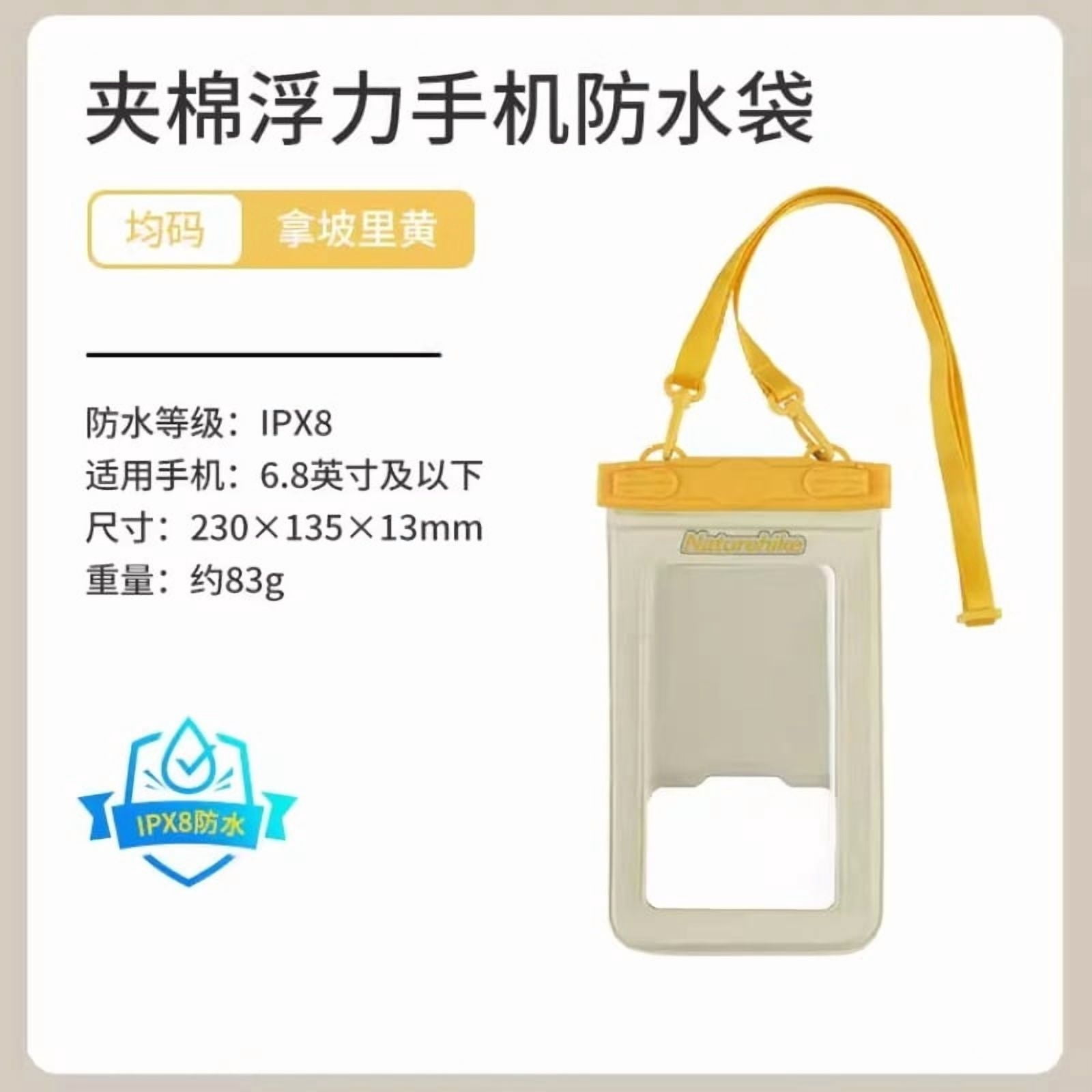 Waterproof Phone Pouch for Swimming, IPX8 Dry Bag with Touch Screen Floatable Design, Universal Waterproof Case for Kayaking Beach Snorkeling
