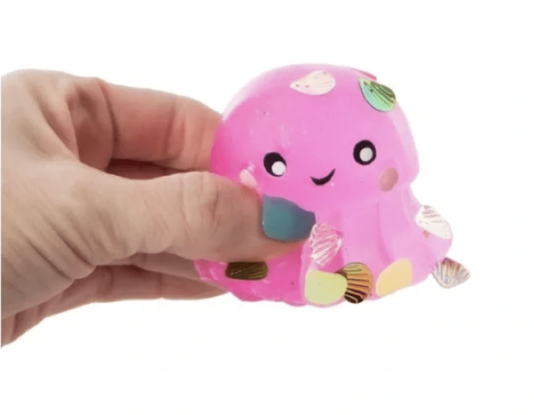 Crazy Fun Series 1  Taba Squeez Nina the Octopus Squishy Sensory Squeeze figure