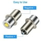 thumbnail image 4 of 2pcs P13.5s Dc6v-24v Led Upgrade Bulbs White Maglite Cell Flashlight 6500k 3w, 4 of 5