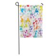 thumbnail image 1 of NUDECOR Green Triangle Colorful Geometric Blue Pattern Bright Color Grid Abstract Garden Flag Decorative Flag House Banner 28x40 inch, 1 of 2