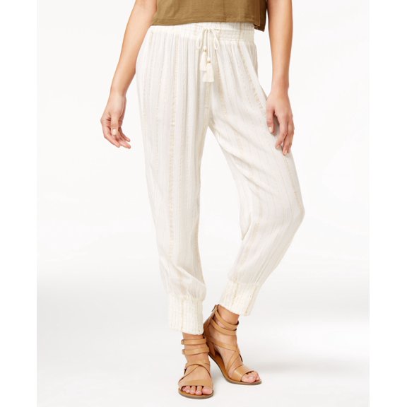 American Rag Printed Soft Pants Egret Combo M