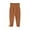 Brown, variant on MeetoTime Newborn Infant Girls Boys Cotton Pants 3-12 Months Solid Color High Waist Home Sleepwear Pants Baby Clothes