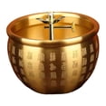 thumbnail image 4 of Lámpara de aceite retro, soporte para lámpara de ghee, suministros para altar budista, centro de mesa, mantequilla Estilo A, 4 of 9
