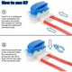thumbnail image 4 of Conectores de cables rellenos de gel de resina a prueba de agua, juego de 30 piezas para cortadoras de césped y jardines robóticos para exteriores, terminales de conexión segura, 4 of 5
