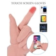 thumbnail image 5 of Lava Womens Winter Warm Gloves Touch Screen Texting Gloves Fleece Lined Cold Weather Thermal Gloves Black, 5 of 9