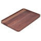 thumbnail image 1 of Plato de postre, placa de servicio de nuez, placa de barbacoa de madera cuadrada, rendimiento confiable, 1 of 8