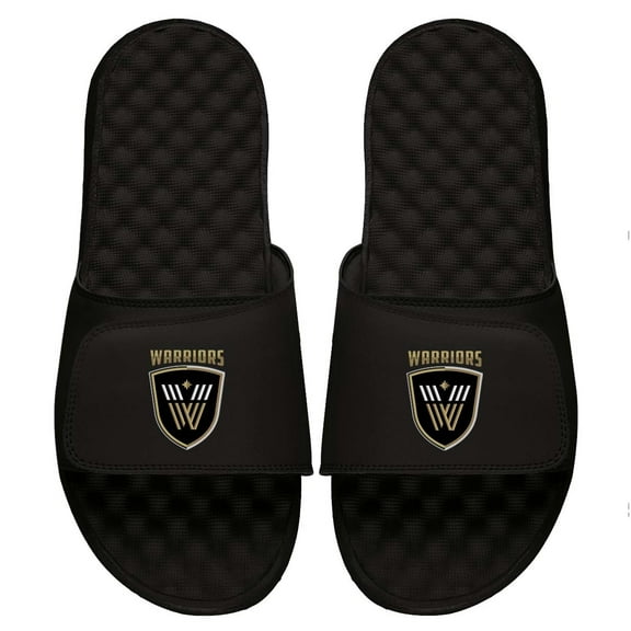 Men's ISlide Black Vancouver Warriors Primary Logo Slide Sandals