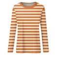 thumbnail image 5 of Blouses for women dressy casual Long Sleeve Imitation Cotton Soft Clothing XXL Orange womens blouses, 5 of 5