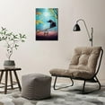 thumbnail image 3 of WFSposter-Elephant Wall Art Mindset Motivation Office Wall Canvas Animals Poster Framed Artwork for Living room Ready to Hang, 3 of 6