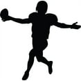 thumbnail image 2 of Football Silhouette Wall Decal by Wallmonkeys Peel and Stick Graphic (48 in W x 47 in H) WM79230, 2 of 4