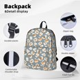 thumbnail image 4 of Goofa White Popcorn Printed Backpack,Laptop Backpack,Durable Anti-Theft Travel Work Backpack,Water-resistant Backpack, 4 of 9