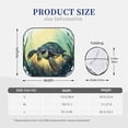 thumbnail image 3 of Disketp 2 Piece Watercolor Turtle2 Pattern Windshield Sunshades,Folding Windshield Sun Shade For Car Suv Trucks Sedan,Blocks Uv Rays Sun Visor Protector-Large, 3 of 7