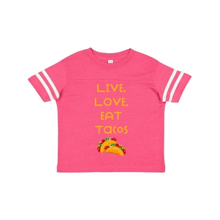 

Inktastic Live Love Tacos V Gift Toddler Boy or Toddler Girl T-Shirt