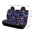 thumbnail image 4 of FUIALDOLG Gradient Mushroom Car Rear Bench Seat Covers, 2 Pieces Full Wrap Back Seat Covers with Elastic Edge for Auto Truck Interior, 4 of 4