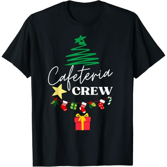 Cafeteria Lunch Lady Crew Christmas Matching Women's Christmas T-Shirt tee
