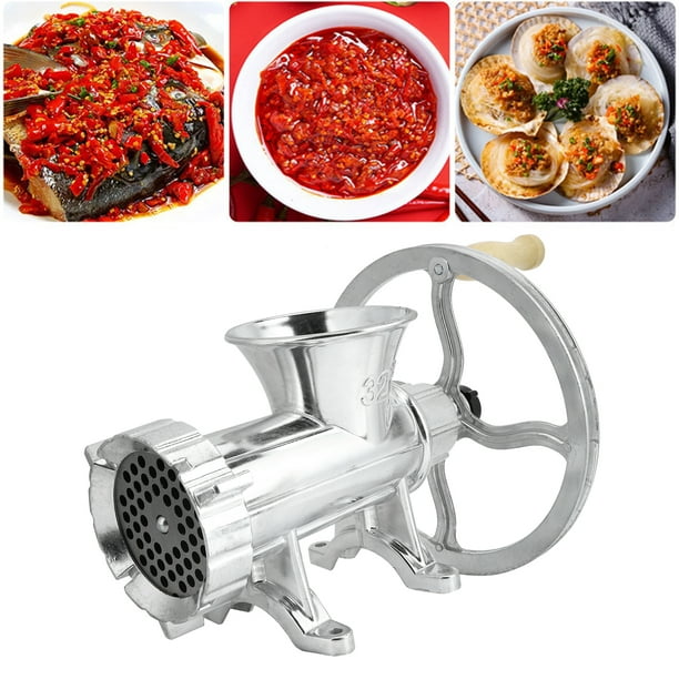 Sonew Household Supplies Separated Meat Grinder Hand Operated Multifunctional Aluminum Alloy Meat Grinding Machine