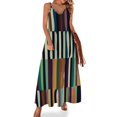 thumbnail image 1 of Patrón escandinavo étnico: vestido vertical sin mangas, vestido sexy, vestidos elegantes, vestidos de tallas grandes, estilo coreano, 1 of 7