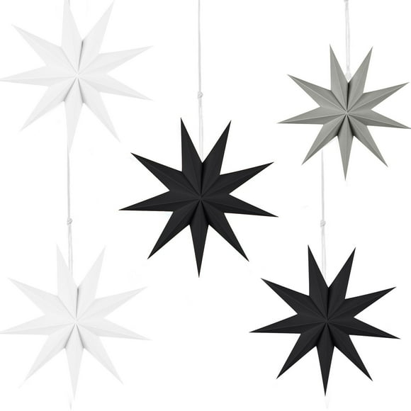 CM Ornament 28 Window Diameter 5 Folding Pieces Decoration Star Home Decor