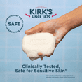 thumbnail image 5 of Kirk's Castile Bar Soap - Made With Premium Coconut Oil, Original Fresh Scent, 4 oz. Bars, 3 Pack, 5 of 8