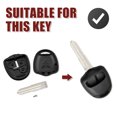 thumbnail image 3 of Unique Bargains 2 Boutons Clé Non Découpée Coque de Remplacement pour Mitsubishi Galant L200, 3 of 9