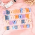 thumbnail image 1 of Resin Silicone Mold Epoxy English Letters Handmade Diy Jewelry Making Accessories For Making Keychains Pendants Necklaces, 1 of 2
