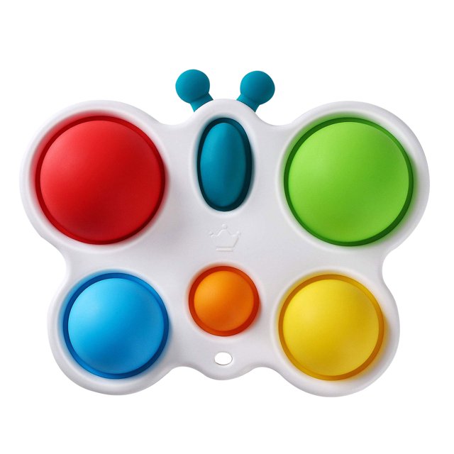 Bloques de Construcción Dimple Fidget Toy Silicone Release Anxiety Bubble Board Game (Butterfly) Tmvgtek Nuevos Originales