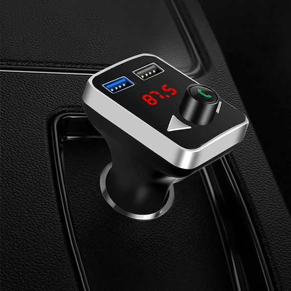 Binmer Car MP3 Double USB Interface 3.4A Intelligent Fast Charging Intelligent Charging LED Screen Intelligent Noise Reduction Lossless Audio Decoding