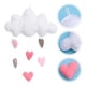 thumbnail image 3 of Decoración colgante de nube con gotas de lluvia para habitación de bebé (DIY) Decoración para habitación infantil para baby shower (corazón de amor), 3 of 6