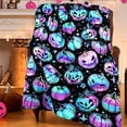 thumbnail image 2 of Throw Blanket Super Soft Cozy and Plush for Couch and Chair Halloween Blankets and Throws Pumpkin Spider Ghost Blanket, 2 of 10
