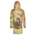 thumbnail image 2 of Abyssinian Celebrates Spring and Enjoys a Happy Easter All Over Print 3D Hooded Duffle Toggle Coat Cat Lover Kitten Owner Gifts - 02001, 2 of 6