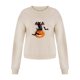 thumbnail image 1 of Sudaderas gráficas de Halloween para las mujeres de moda CREWNECK PODER FIT CASTOS Casual manga larga Lindo suéteres sueltos suéteres Cat Khaki 2XL Yinane Sudaderas, 1 of 7