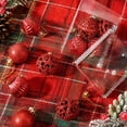 thumbnail image 4 of Fabric Christmas Ball Ornaments Shatterproof Hanging Decor Balls for Xmas Tree Wreath Garland Holiday Decoration, 4 of 5