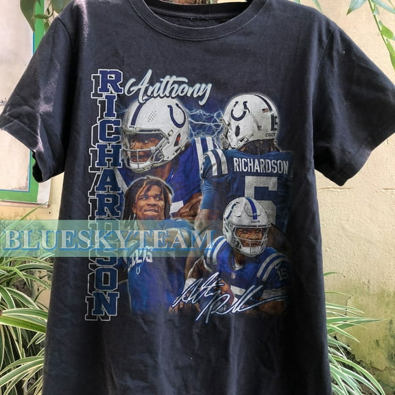 Vintage Anthony Richardson Shirt, Indianapolis Football Shirt, Vintage 90s Hoodie, Bootleg, Homage Tee, Anthony Richardson Overszied Tshirt