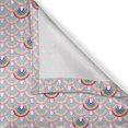 thumbnail image 6 of Ambesonne Nature Valance & Curtain, Digital Drawn Rainbow Print, 55"x30", White Multicolor, 6 of 7