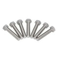 thumbnail image 4 of 20Pcs Hex Bolt Coarse Thread Set Screws Fully Threaded Bolts A2 Stainless Steel M10x1.5 DIN 933M10x55, 4 of 15