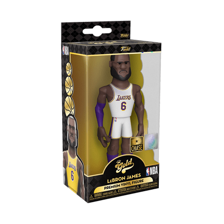 Funko - Gold 5" NBA: Lakers- LeBron w/Chase