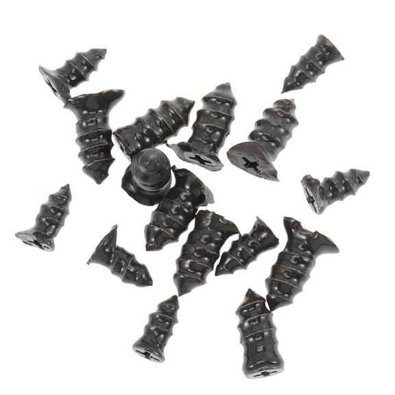 32 Pcs Tire Patch Vehicles Buffing Flat Repair Kit Handle Black
