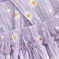 thumbnail image 6 of Baby Onesies Girl Daisy Print Fly Sleeve Romper Bodysuit Cute Flower Summer Baby Girl Outfit, 6 of 8