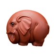 thumbnail image 1 of Figura de elefante, estatua de animal, mascota de té, pequeña escultura, adorno de té de Kungfu para Rojo marrón, 1 of 9