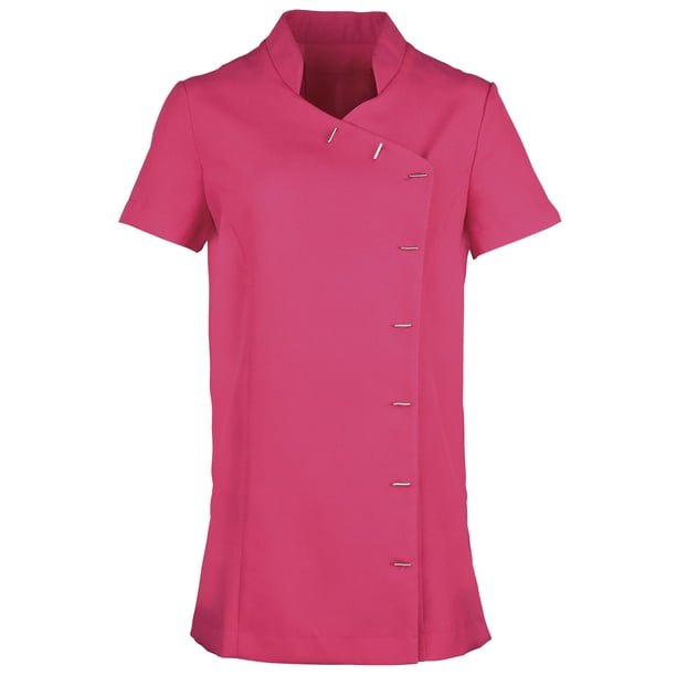 Premier- Bata Orchid para salón de belleza/spa para mujer (Paquete de 2) (Rosa chillón) Premier UTRW7006_hotpink