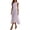 Purple-2, variant on Elegant Boat Neck Chiffon Dress Women Ruched High Waist Midi Dress Sleeveless Flowy A Line Wedding Guest Dresses Party Elegant Formal Evening Casual Outfits