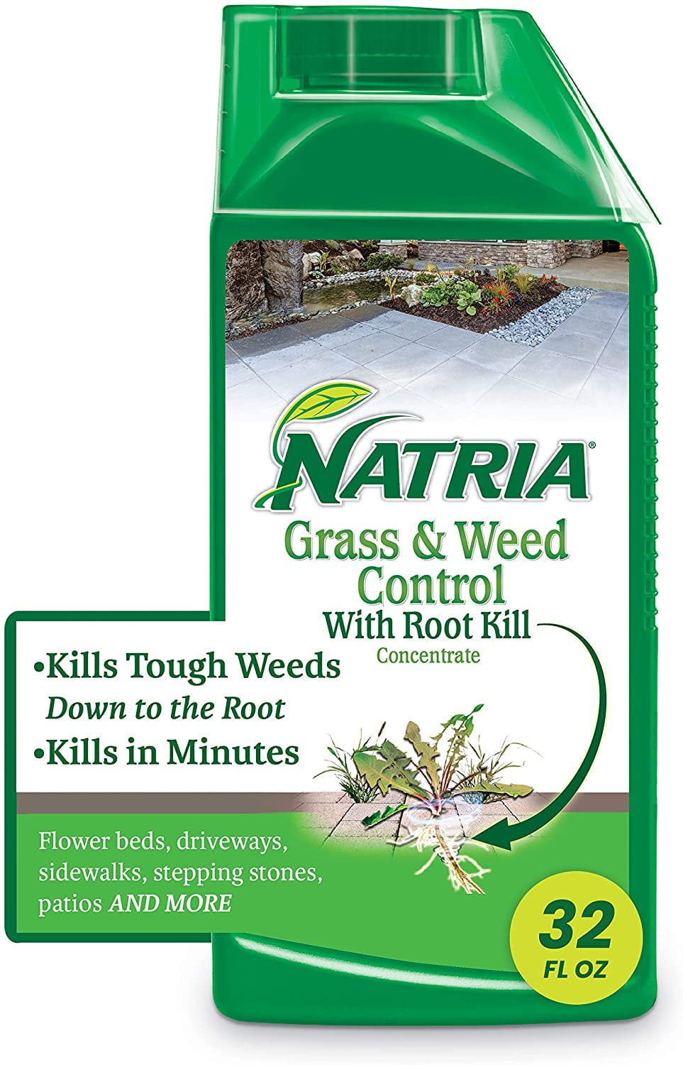 Natria 706500A Grass & Weed Control with Root Kill Herbicide Weed
