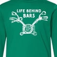 thumbnail image 4 of Inktastic Life Behind Bars Motorcycle Long Sleeve Youth T-Shirt, 4 of 5