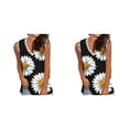 thumbnail image 4 of Sonducket Chaleco con cuello en V para mujer, jersey de encaje estampado, camiseta sin mangas para vacaciones en la playa, Top de verano a la moda, ropa tipo 8 METRO 2piezas Sonducket CBP339029, 4 of 5