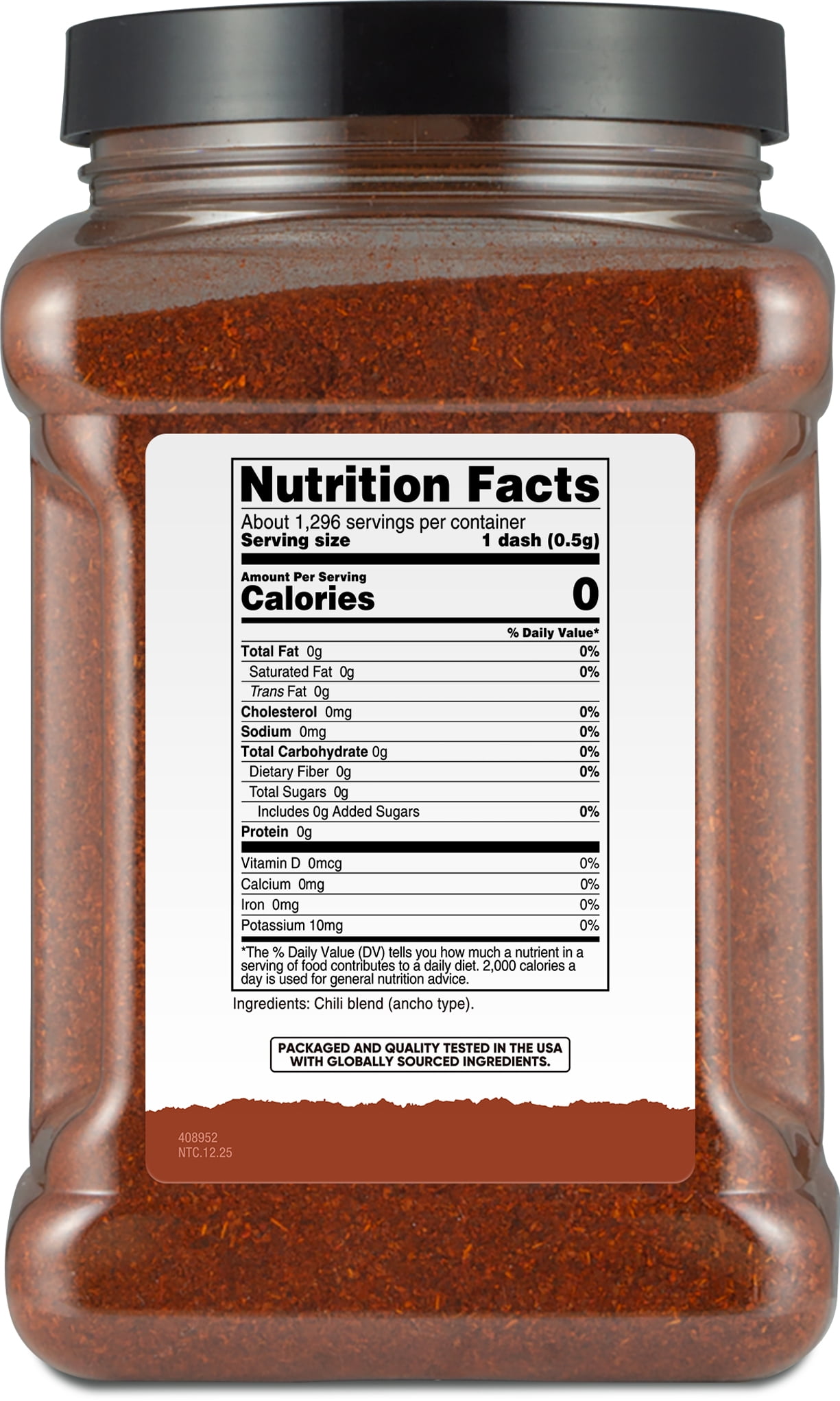 Nutricost Ancho Chili Pepper (1.5 LB) 1000 heat units - Vegan, Gluten-Free