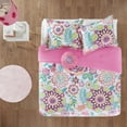 thumbnail image 4 of Home Essence Teen Cora Pink Floral 4 Piece Comforter Set, Full/Queen, 4 of 6
