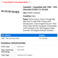 thumbnail image 2 of Camshaft - Compatible with 1988 - 1995 Chevy K1500 5.7L V8 GAS 1989 1990 1991 1992 1993 1994, 2 of 2
